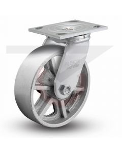 Albion 16 Series Swivel Caster - Cast Iron 3-1/4" x 2"