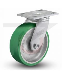 Albion 16 Series Swivel Caster - Polyurethane on Aluminum 5" x 2"