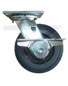 71 Series Swivel Caster - Cam Brake - Polyurethane on Polypropylene 6" x 2"