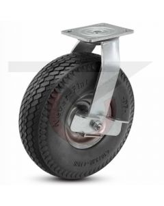 Swivel Brake Caster - 10" Flat Free Wheel
