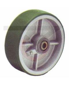 Polyurethane on Iron Wheel - 3-1/4" x 2-3/16" (540 lb. Cap)