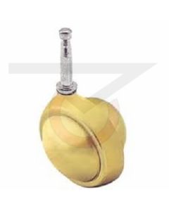 2-1/2" Ball Caster - Brass - Grip Neck Stem
