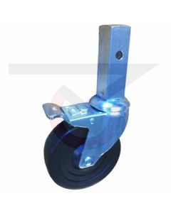 Scaffolding Caster - 5" x 1-1/2" Rubber with Square Stem