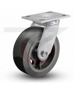 Albion 16 Series Swivel Caster - Rubber on Iron 4" x 2"