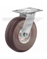 Swivel Caster - 6" x 2" Pneumatic - Small Plate
